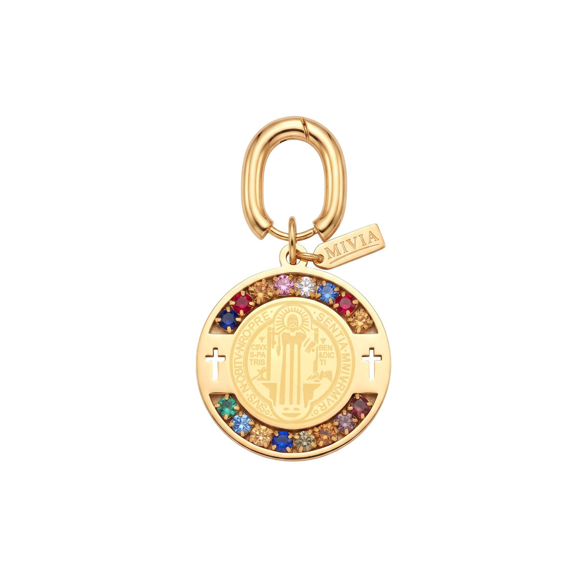 Compass Zircon Charm